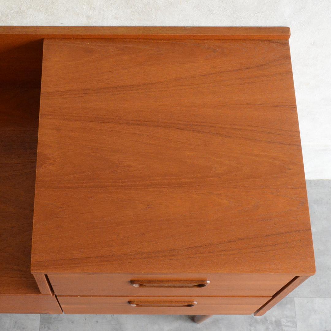 イギリスヴィンテージ チーク ドレッサー チェスト 鏡台 キャビネット