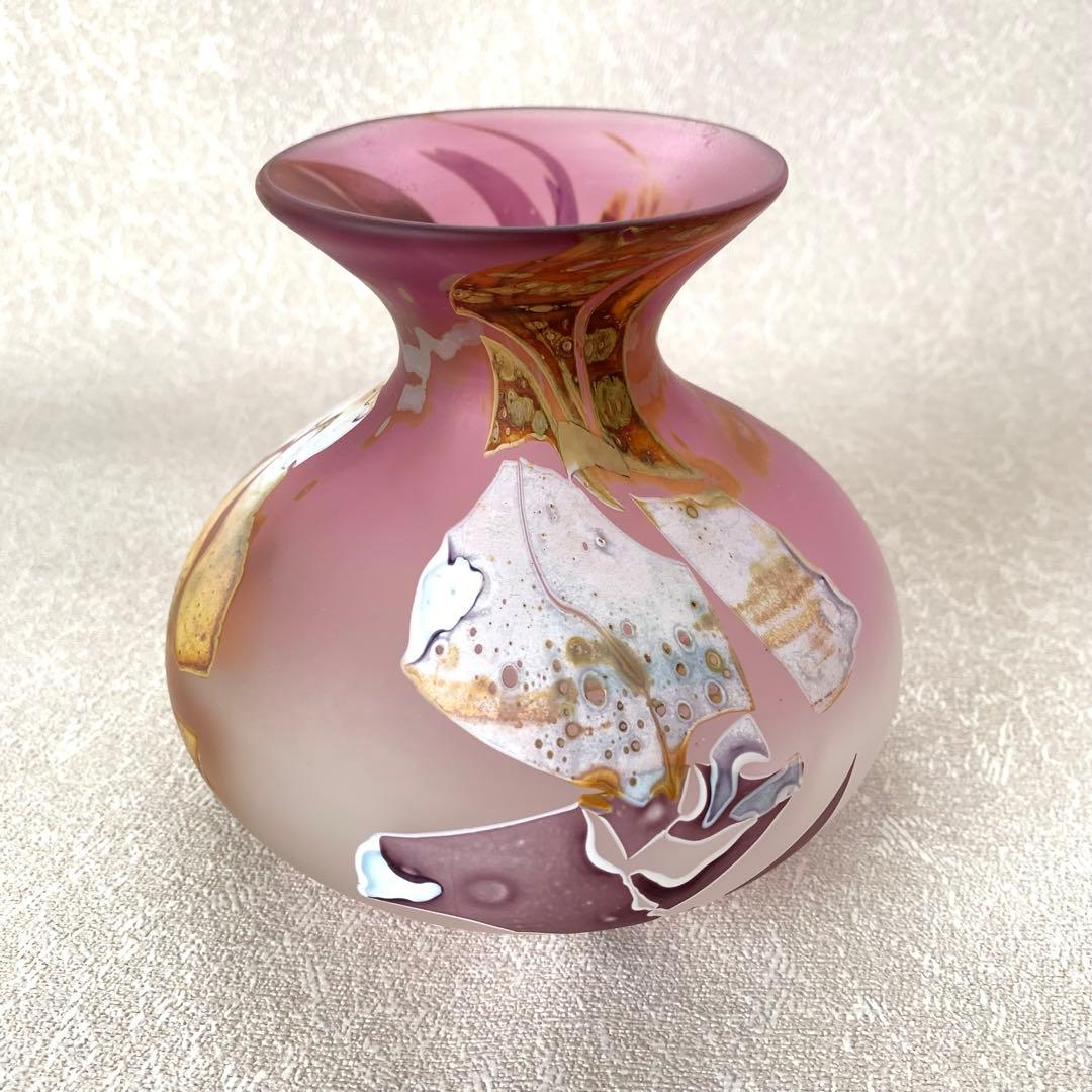 ガラス作家　『 ルイ・ルルー 』　花瓶　花器