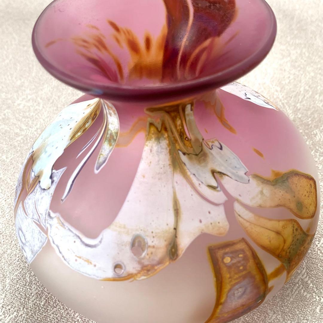 ガラス作家　『 ルイ・ルルー 』　花瓶　花器