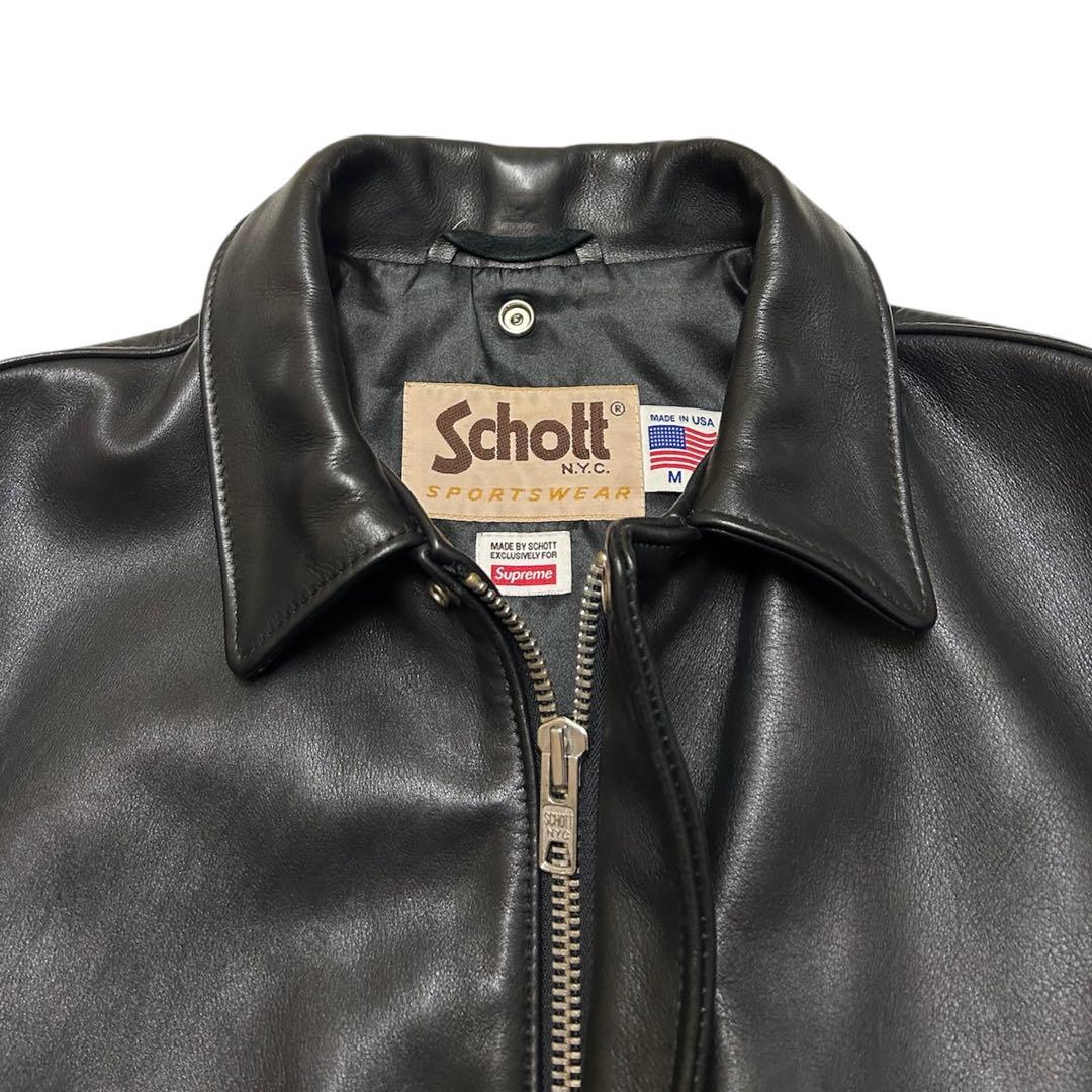 ジャケット・アウター Supreme 16FW Leather A-2 Fight Jacket M