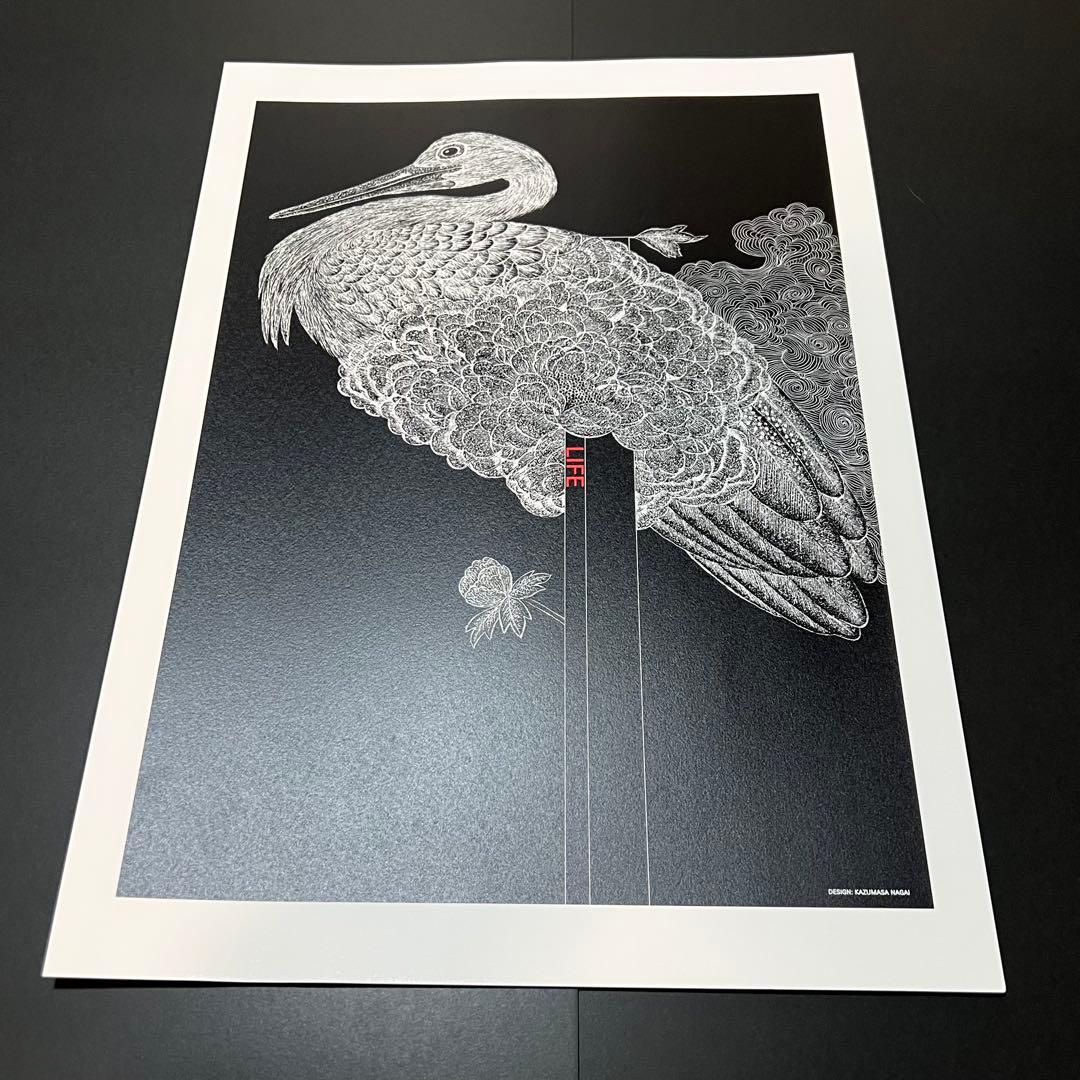 【入手困難】永井一正　『LIFE』ポスター 5枚セット