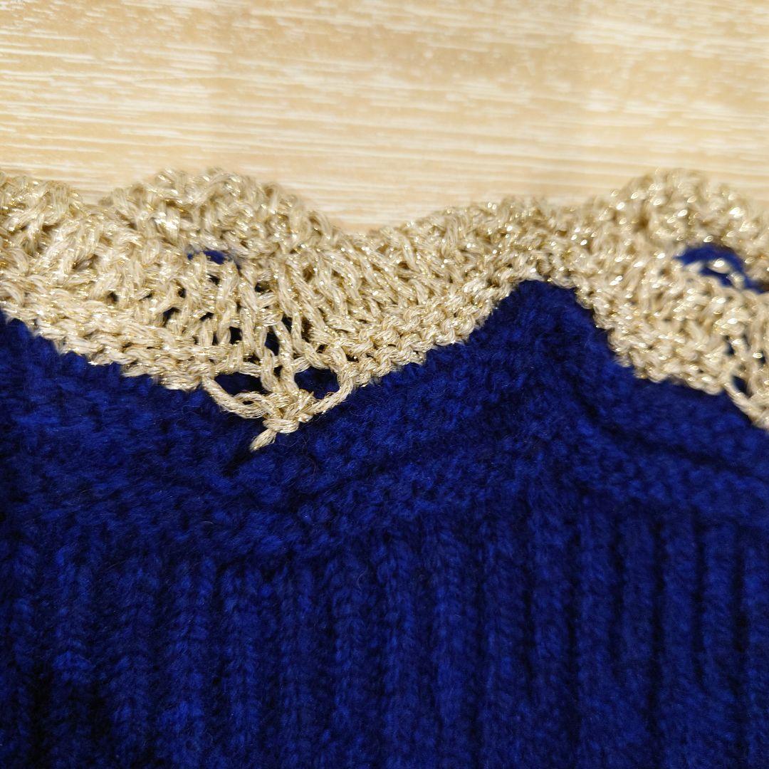 ツモリチサト　ネイビー　ニット帽