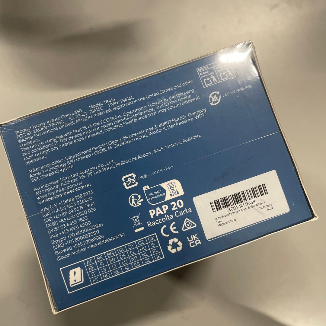【新品】Anker Eufy Security Indoor Cam S350