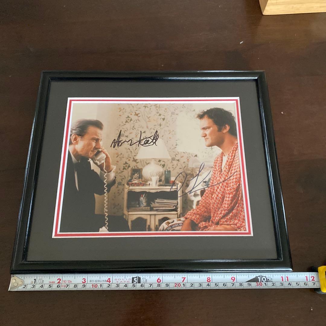 パルプフィクション　タランティーノ　ハーヴェイカイテル　サインフォト