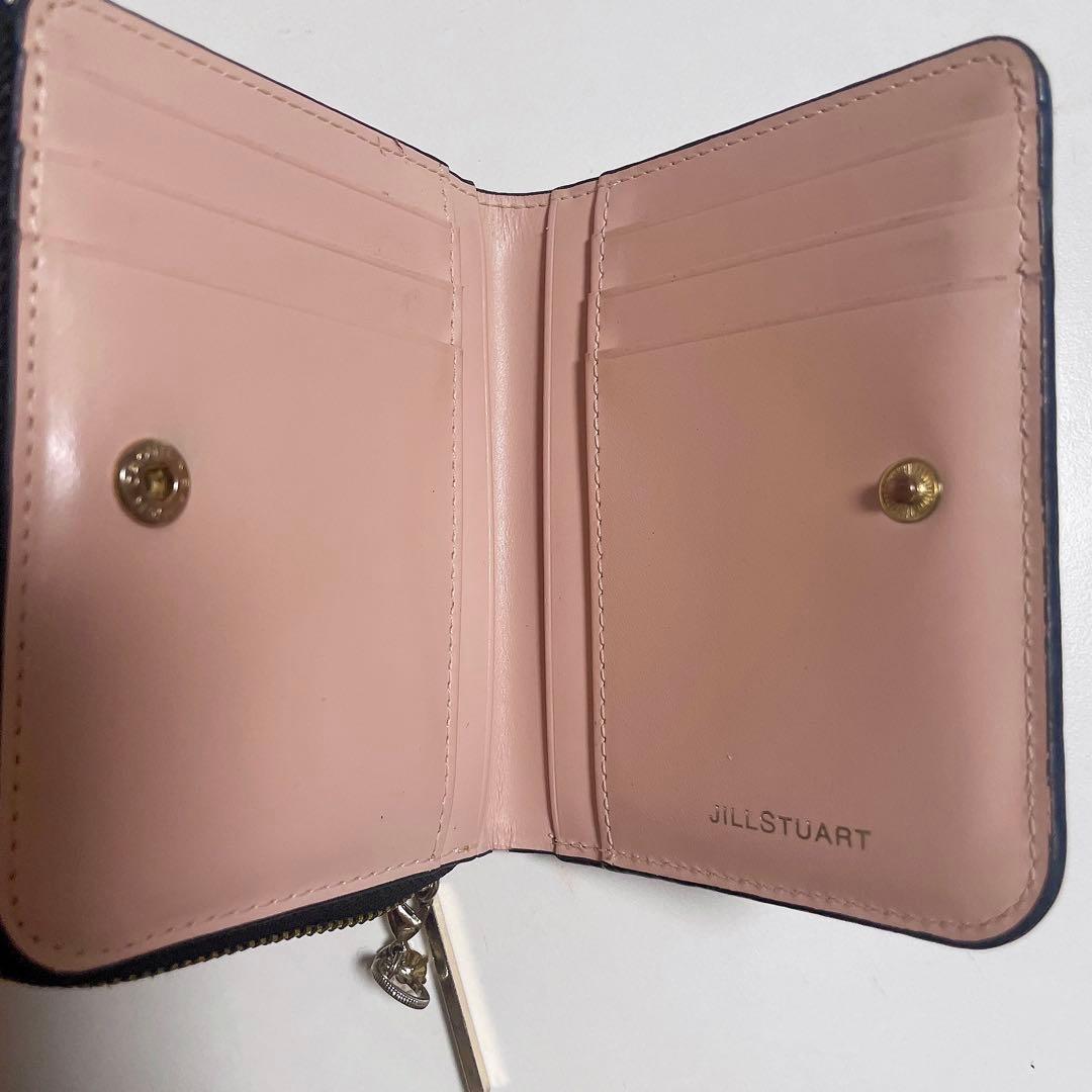 JILLSTUART エターナル L字ファスナー 折り財布 ブラック