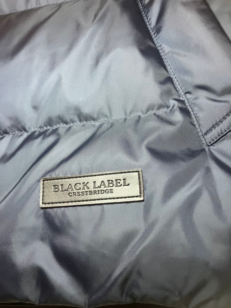 新品BLACK LABEL CRESTBRIGE ネイビー ダウンベスト Ｌ