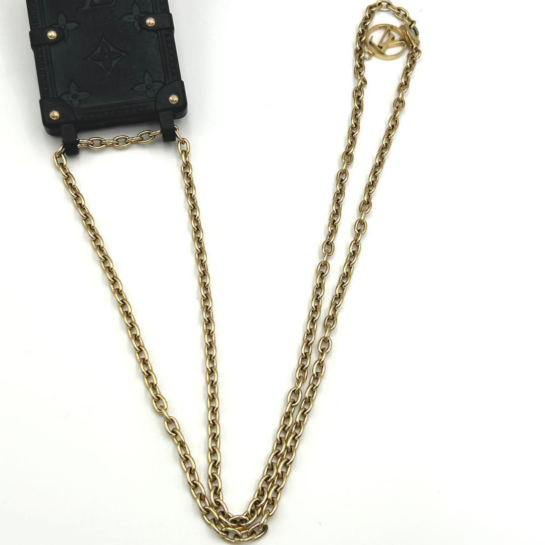 【美品】ルイヴィトン モノグラム リトランク iPhone 14PRO　チェーン