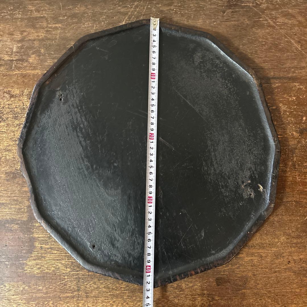 李朝十二角膳天板その63検:古道具.骨董品.韓国骨董. Antique.酒器盆.