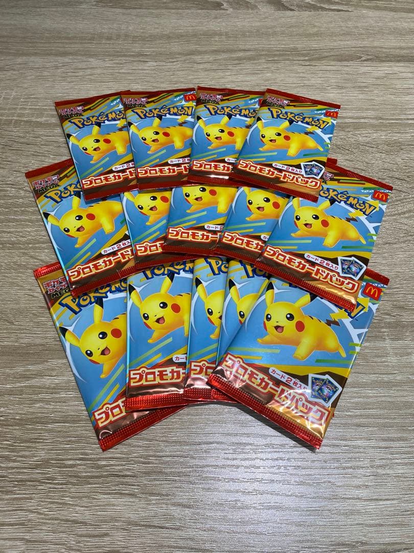 新品未開封】プロモ　ピカチュウ　14パック マクドナルド　マクド