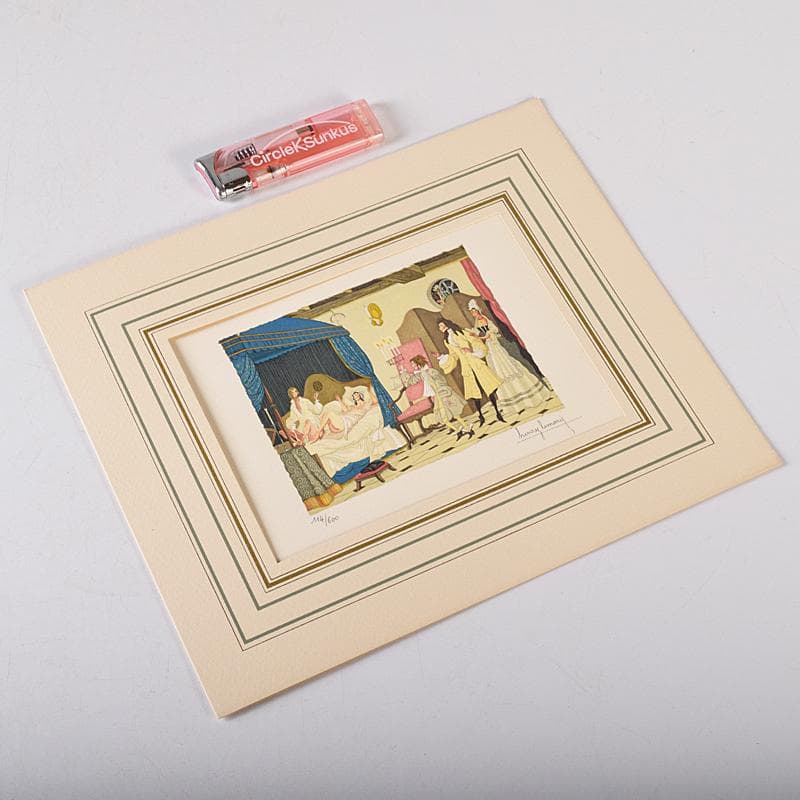 フランス　ヘンリー・リマリー　版画　114/600　5枚セット　V　R8330