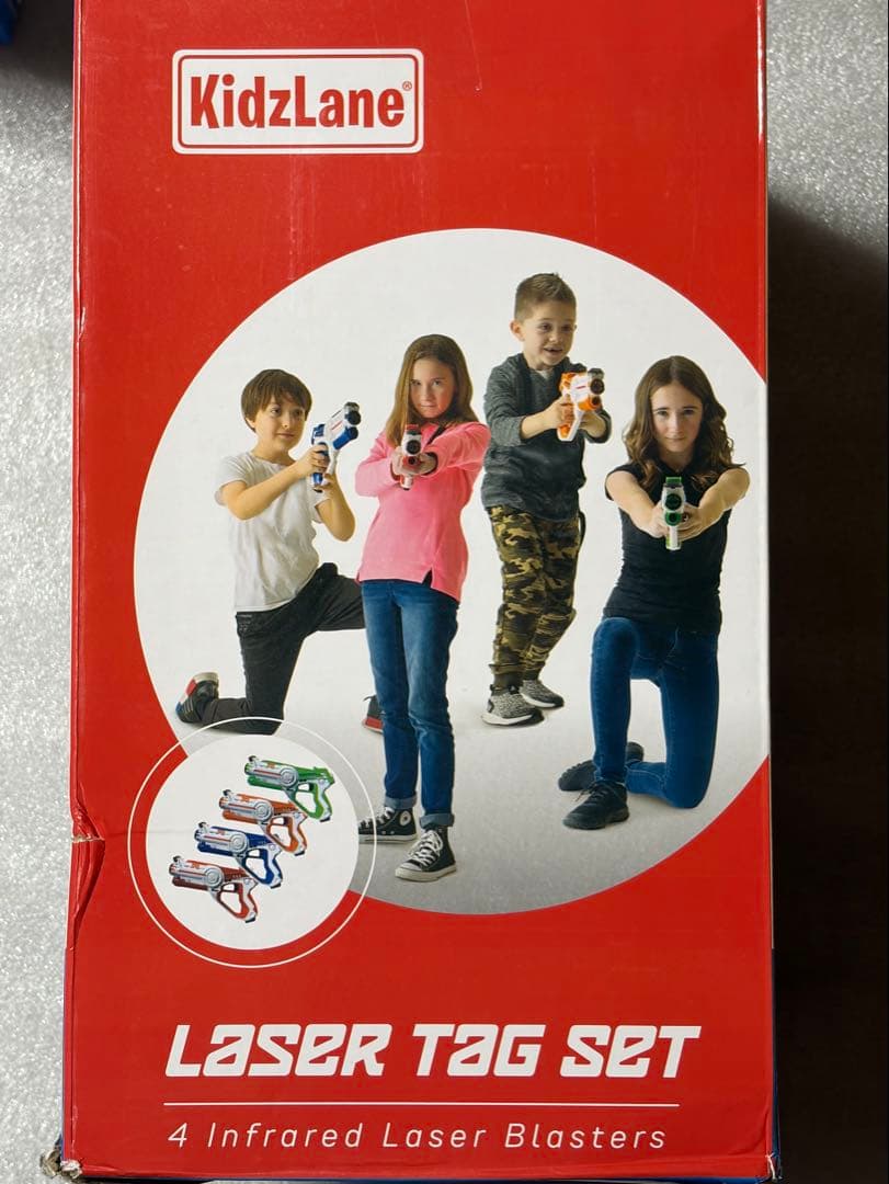 キッズレーン　レーザータグガン　８丁セット