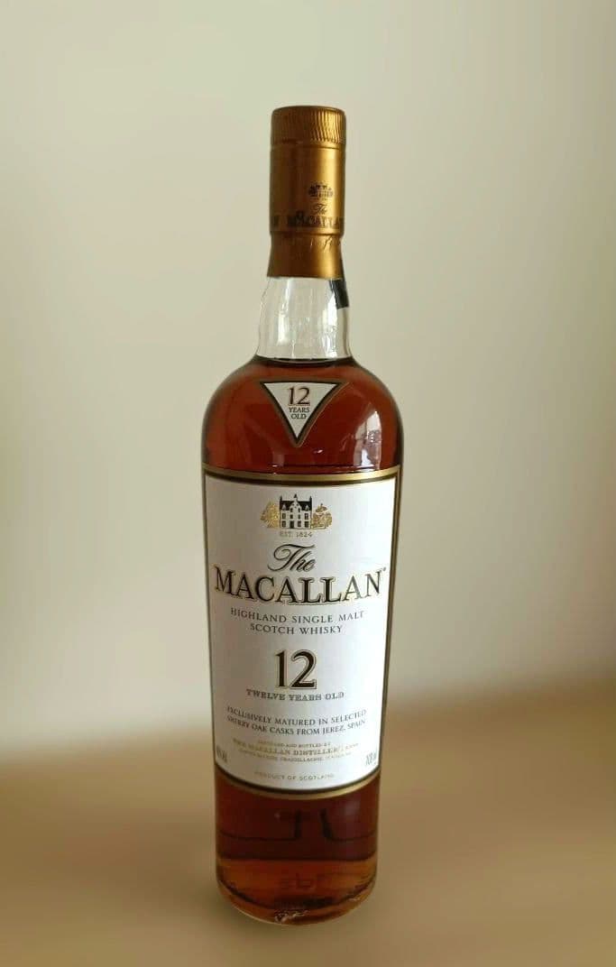 MACALLAN 12年　シングルモルトウイスキー 旧ボトル　箱付き