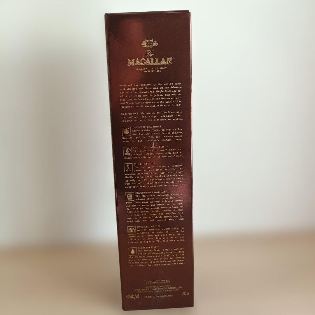 MACALLAN 12年　シングルモルトウイスキー 旧ボトル　箱付き