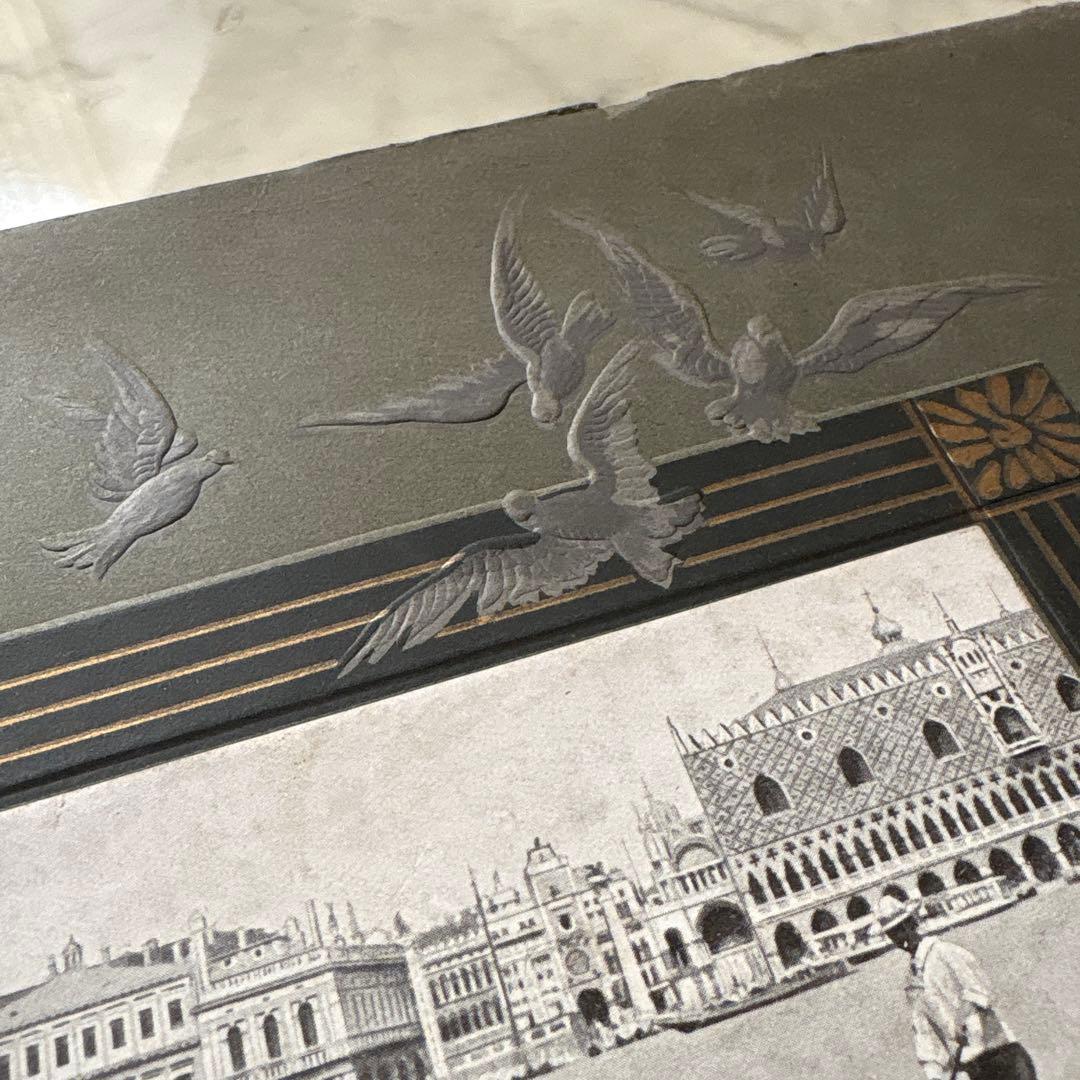 イタリア　アンティーク　ヴィンテージ　フォトアルバム　写真集　ヴェネツィア