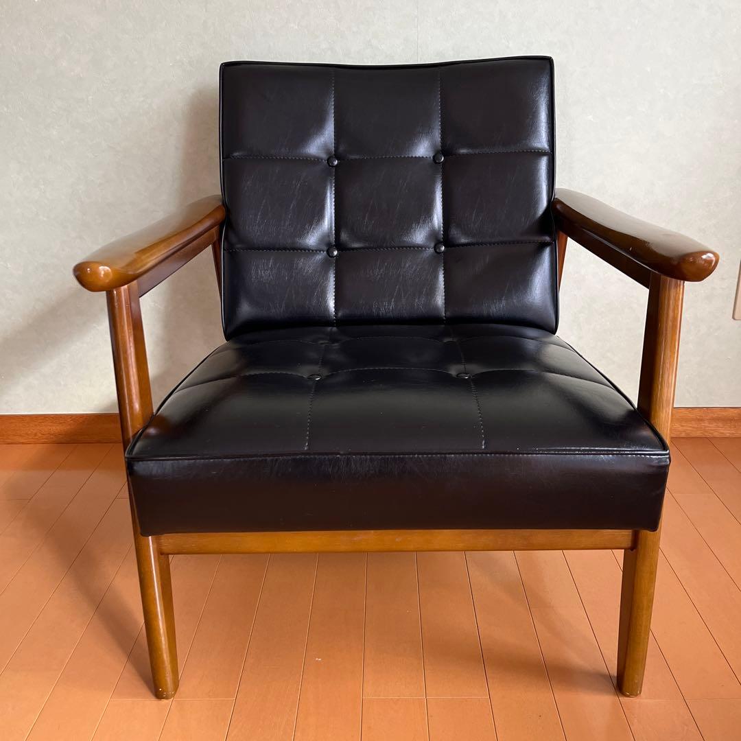 カリモク60 Kチェア　1シーター スタンダードブラック