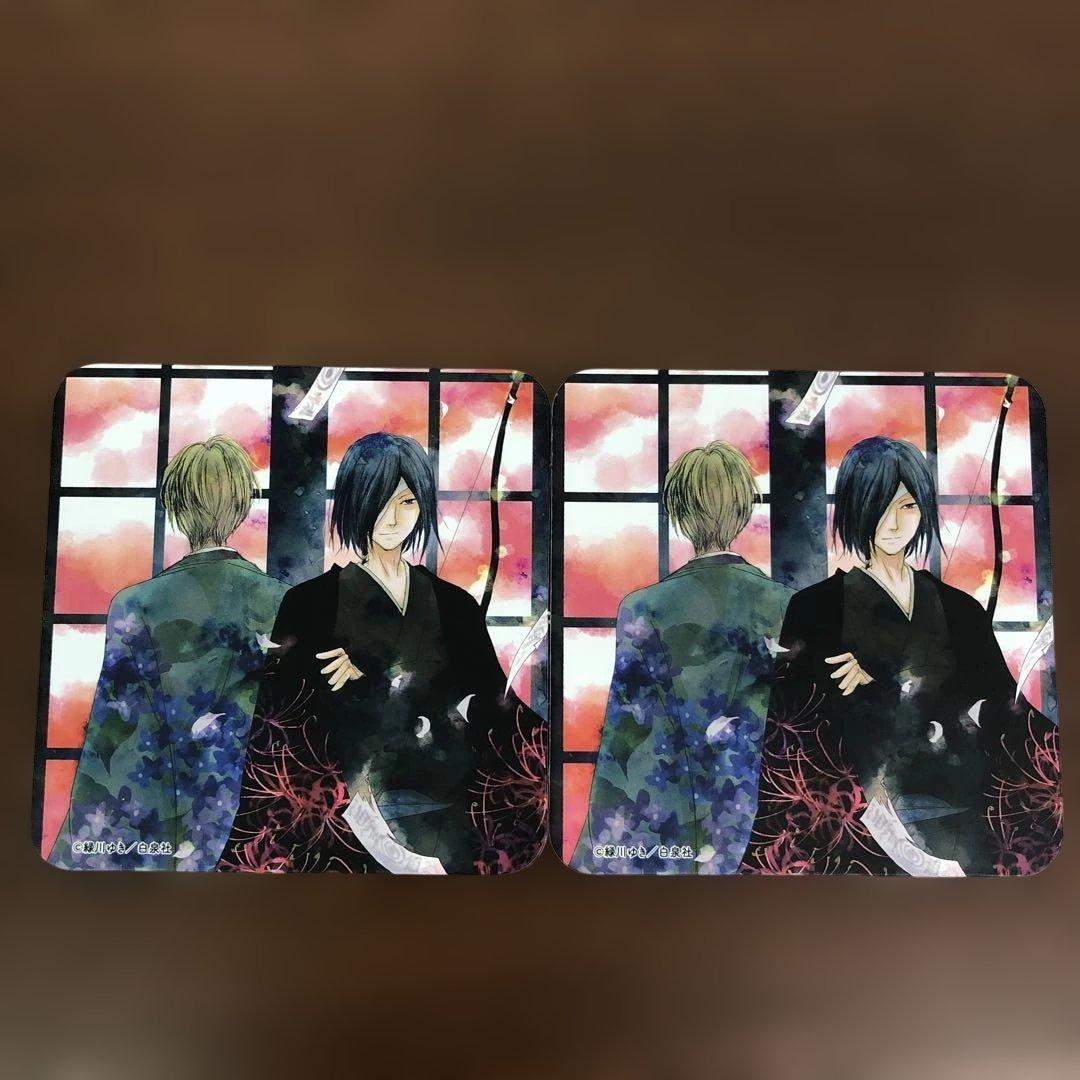 ❶夏目友人帳 原画展 20周年 コラボカフェ コースター 5枚セット