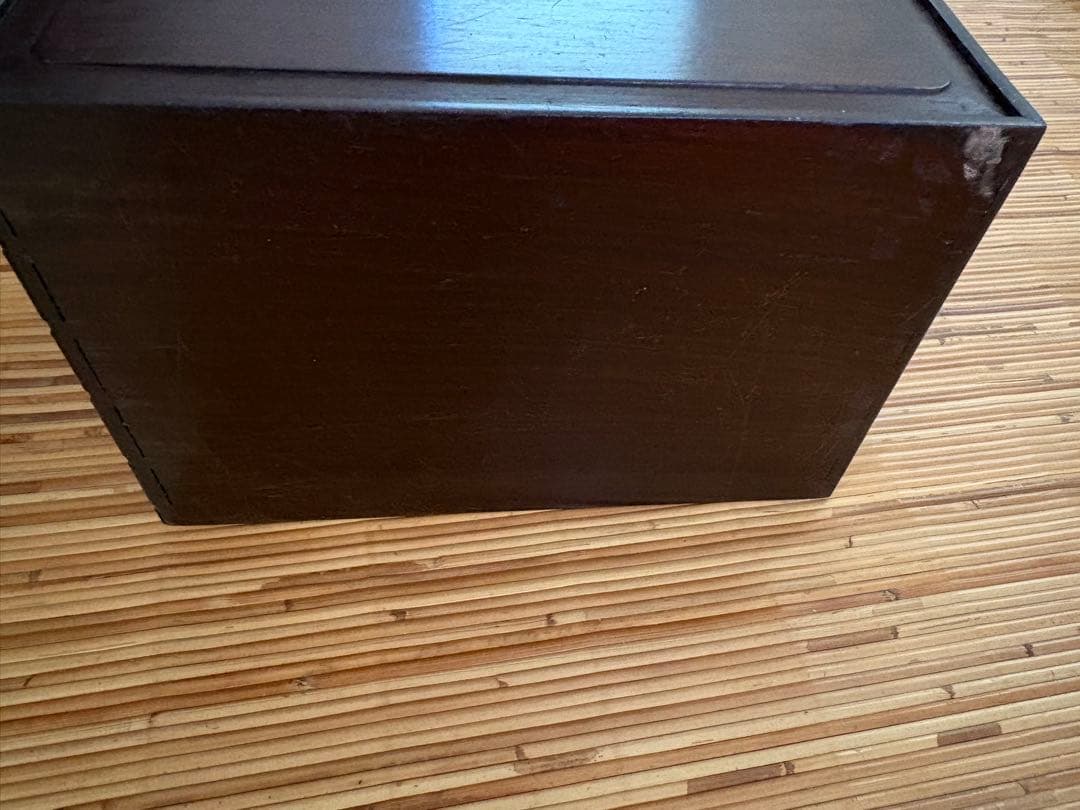 木箱入り麻雀セット　長楽　アンティーク