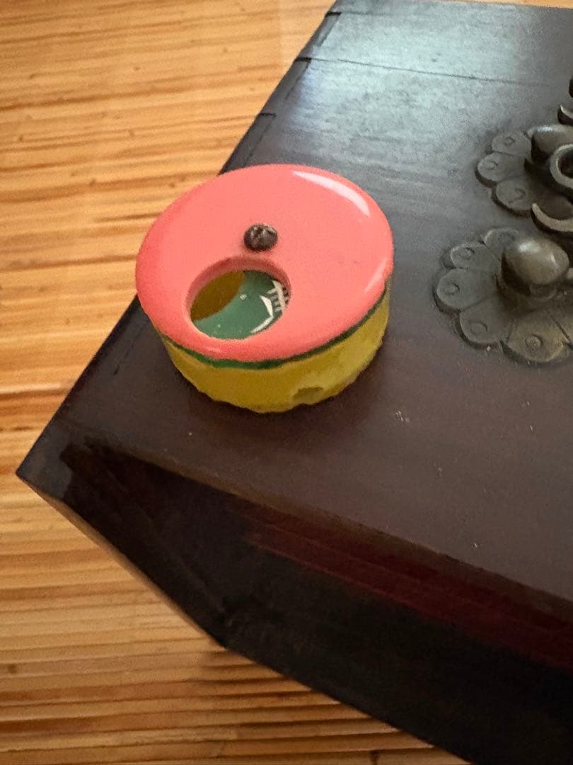 木箱入り麻雀セット　長楽　アンティーク