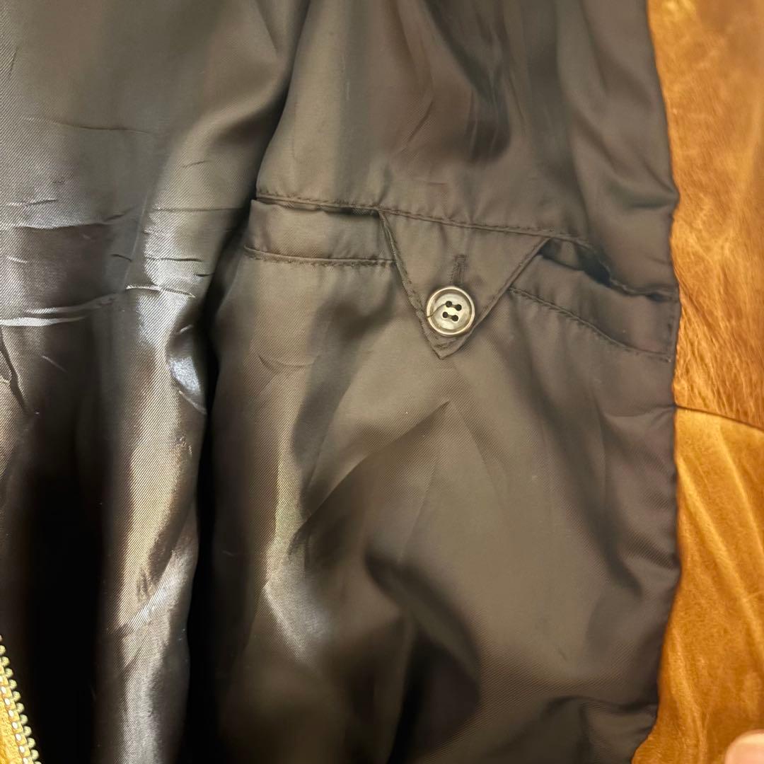 Old Gap レザージャケット キャメル シングル ライダース