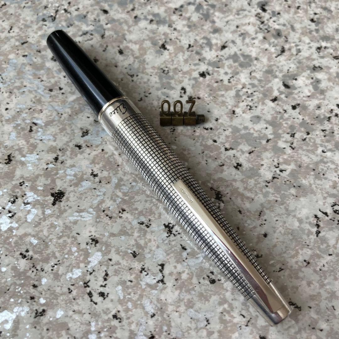 #007 オーバーホール済み 万年筆 PILOT Elite 925 18k