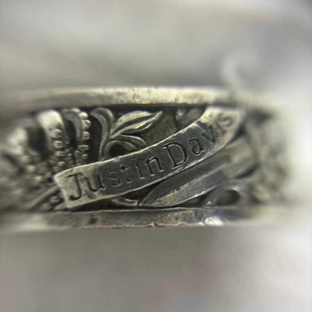 ここあ. 　Justin Davis シルバーリング 装飾的な彫刻
