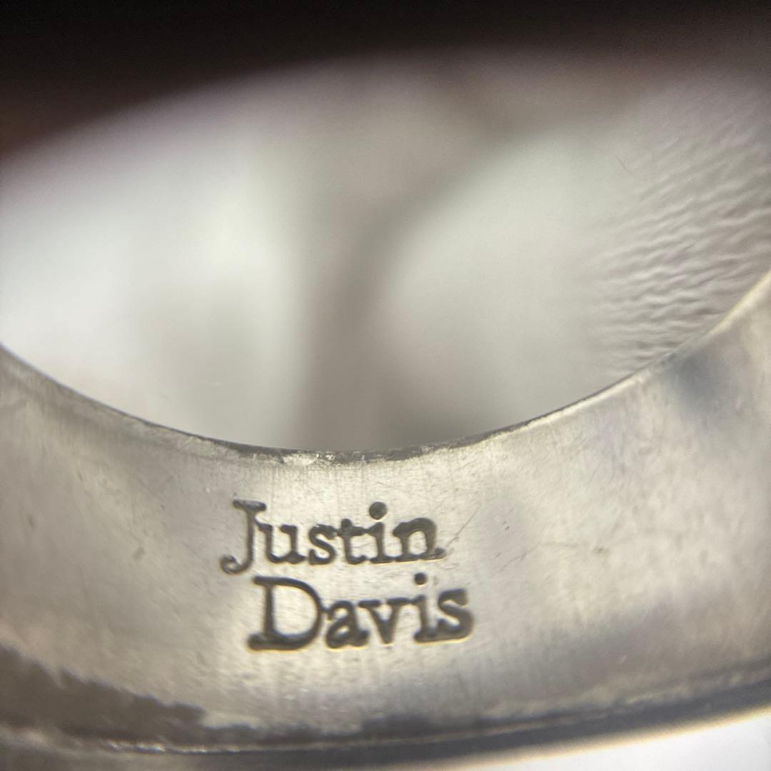 ここあ. 　Justin Davis シルバーリング 装飾的な彫刻