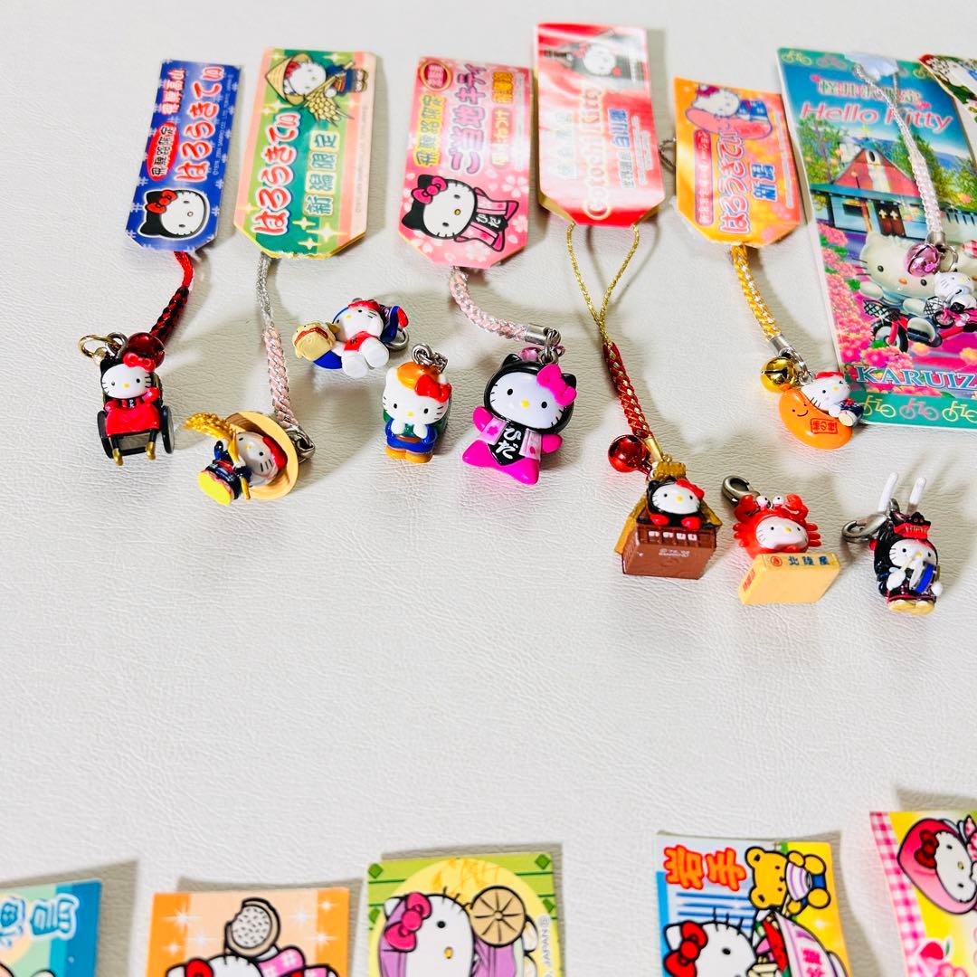 【サンリオ】ご当地限定ハローキティ ストラップ まとめ売り 根付け 状態様々