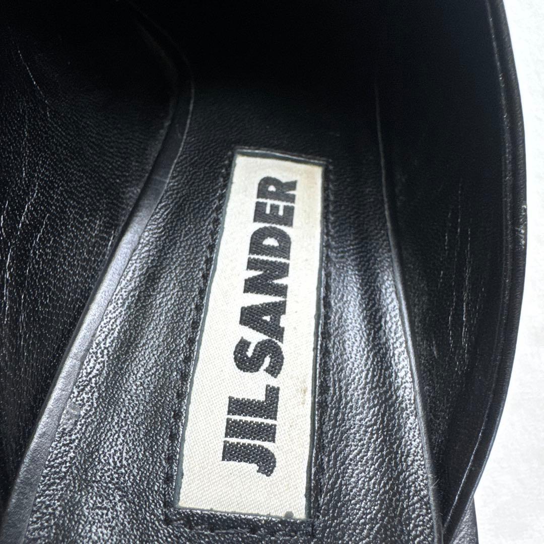 jil sander メタルミュール35 ポインティドトゥサンダル 保存袋付き