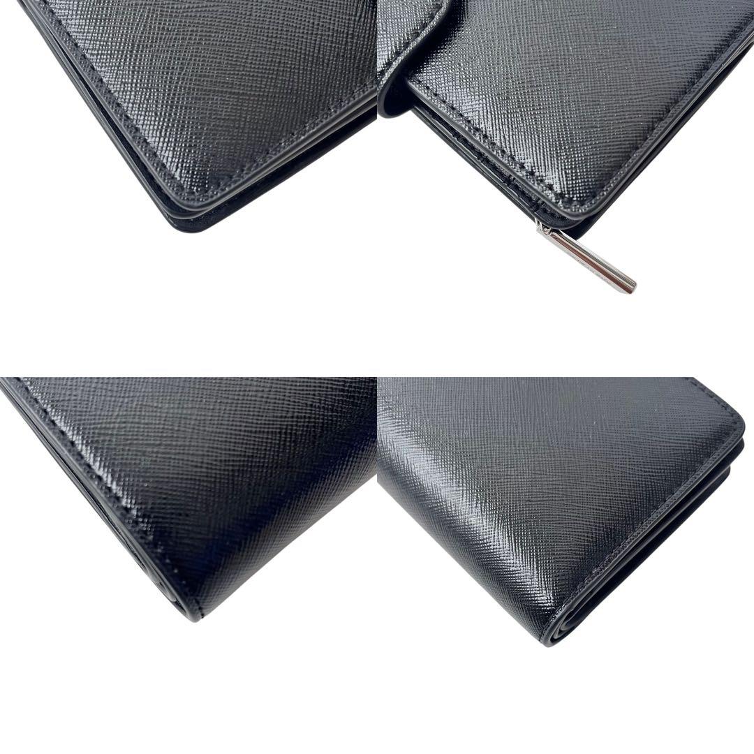 未使用品✨ kate spade ケイトスペード ビジュー コンパクト財布 黒