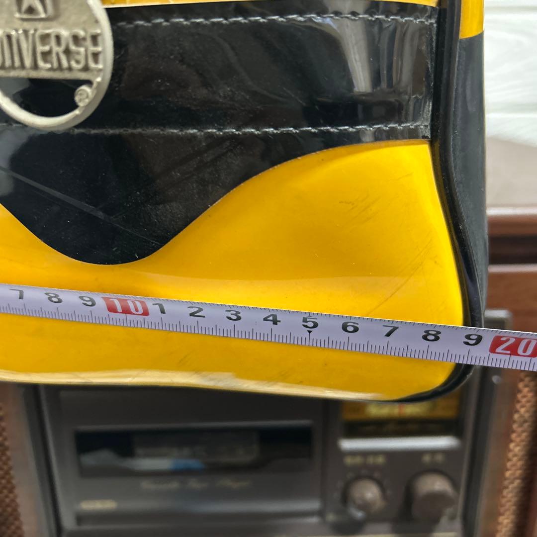 コンバース80sボストンバッグ　ヴィンテージ　イエロー　ビンテージ