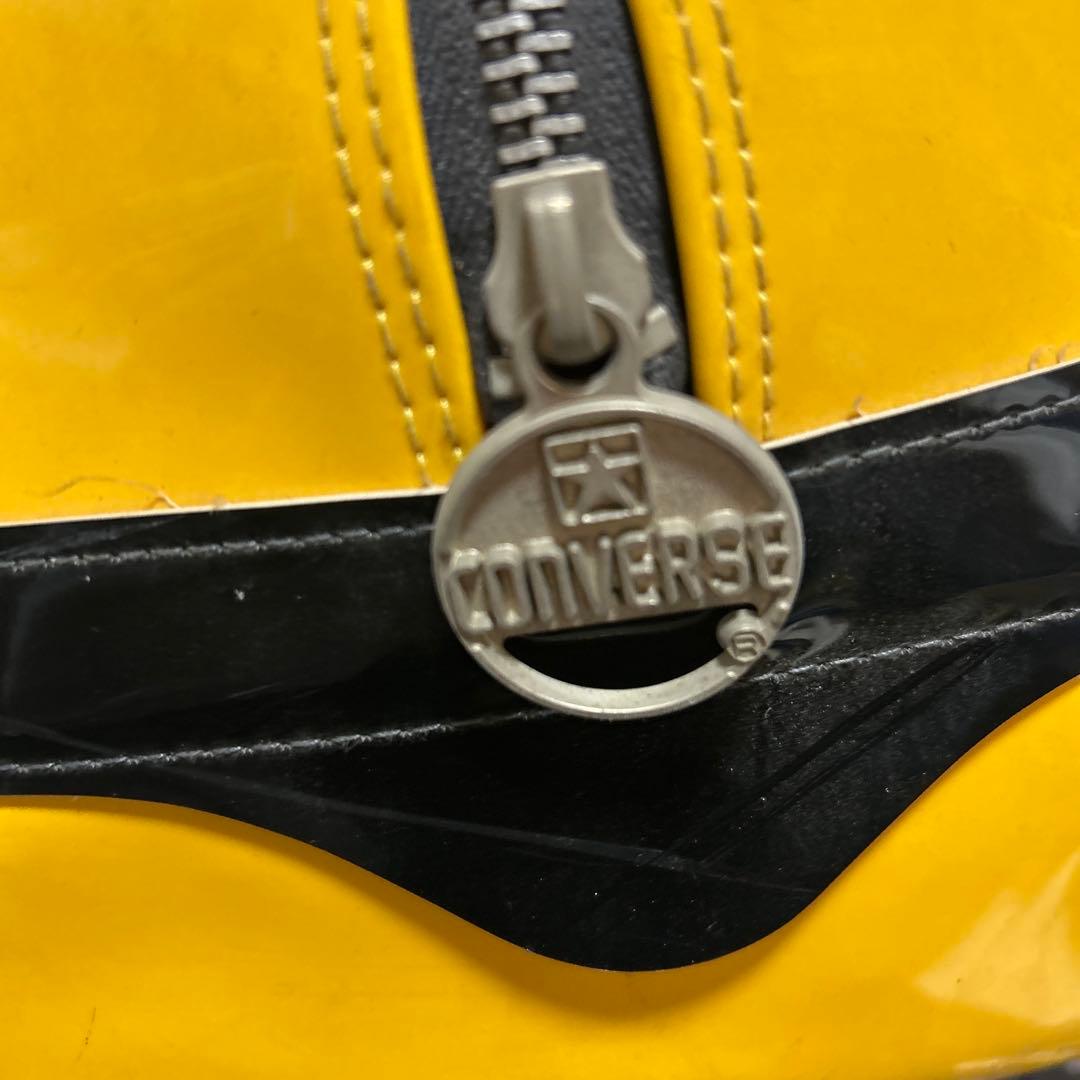 コンバース80sボストンバッグ　ヴィンテージ　イエロー　ビンテージ