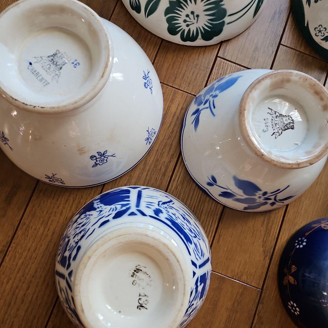 カフェオレボウル10点セット フランス蚤の市