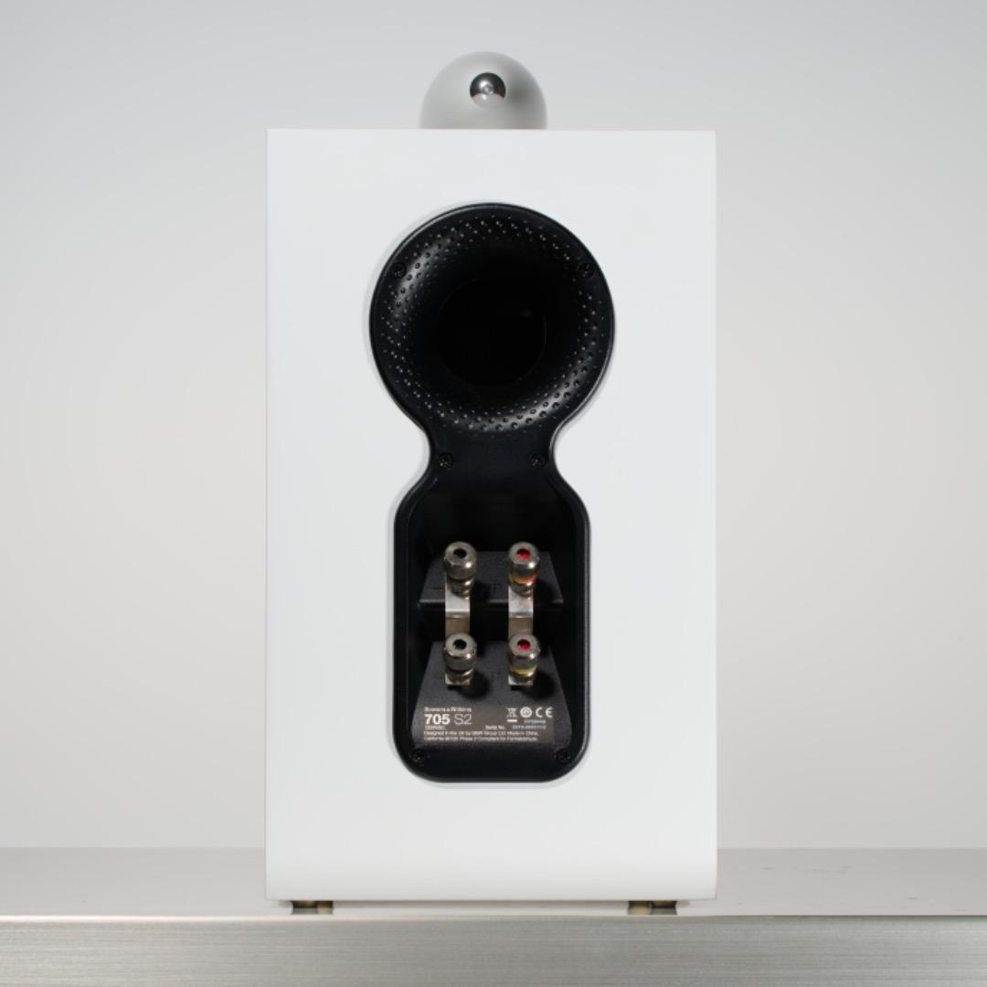 美品！B&W - 705S2-W/サテンホワイト（ペア）ブックシェルフスピーカー