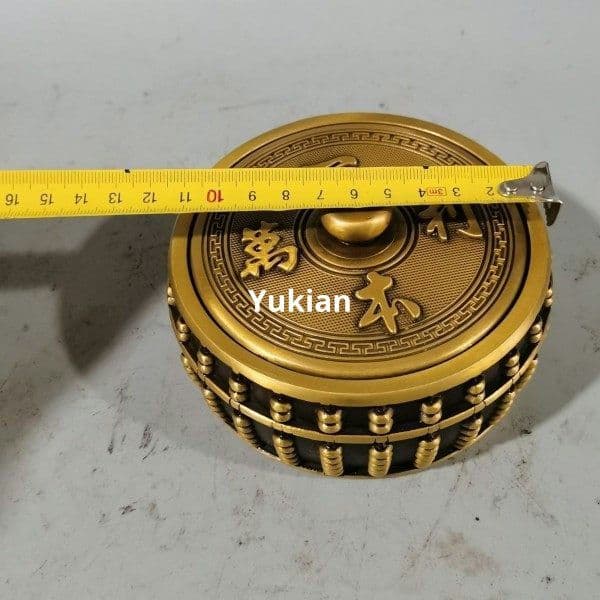 銅器 一万利茶壺 聚宝盆 書道具 文房具 装飾品 工芸品 美術品