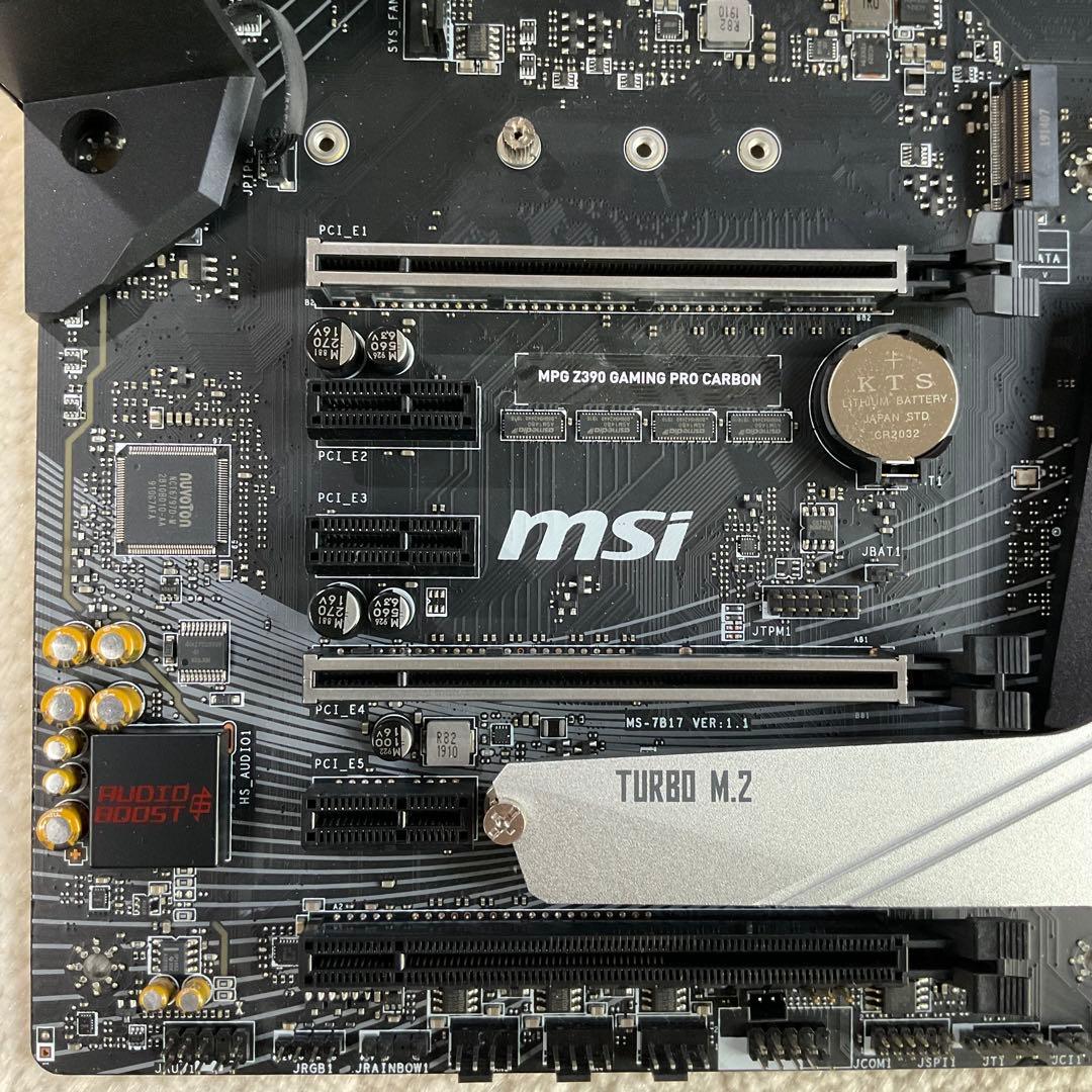 マザーボード msi MPG Z390 GAMING PRO CARBON