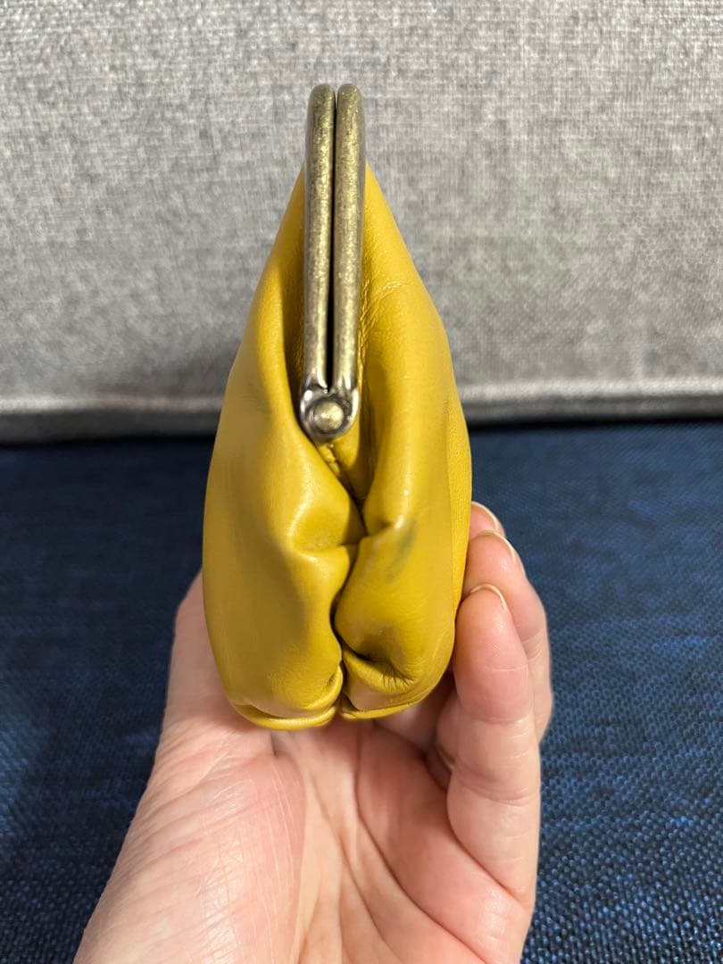 リゼッタ lisette ポルトモネがま口財布ショート　フラワー　カナリ