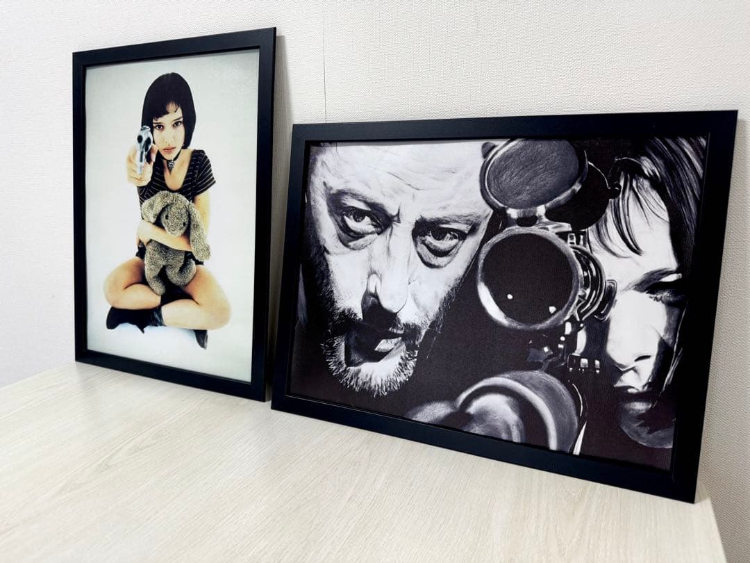 No.288フレーム付きキャンバスアート　映画ポスター　LEON インテリア絵画