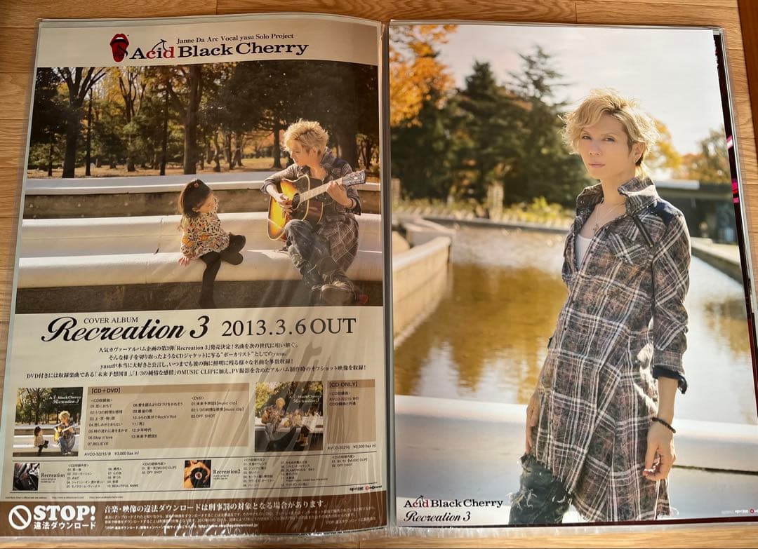 32枚Acid Black Cherry CD予約特典・ツアーポスター　②