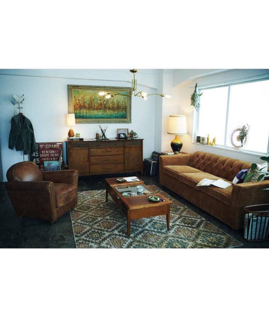 ナ*ブ様 SOLID BRASS LAMP MID LONG 5 ARM