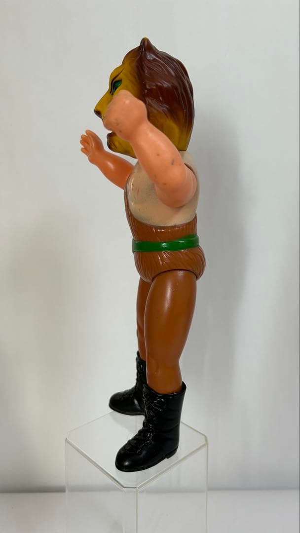 ザ・ライオンマン　タイガーマスク　ソフビ　フィギュア