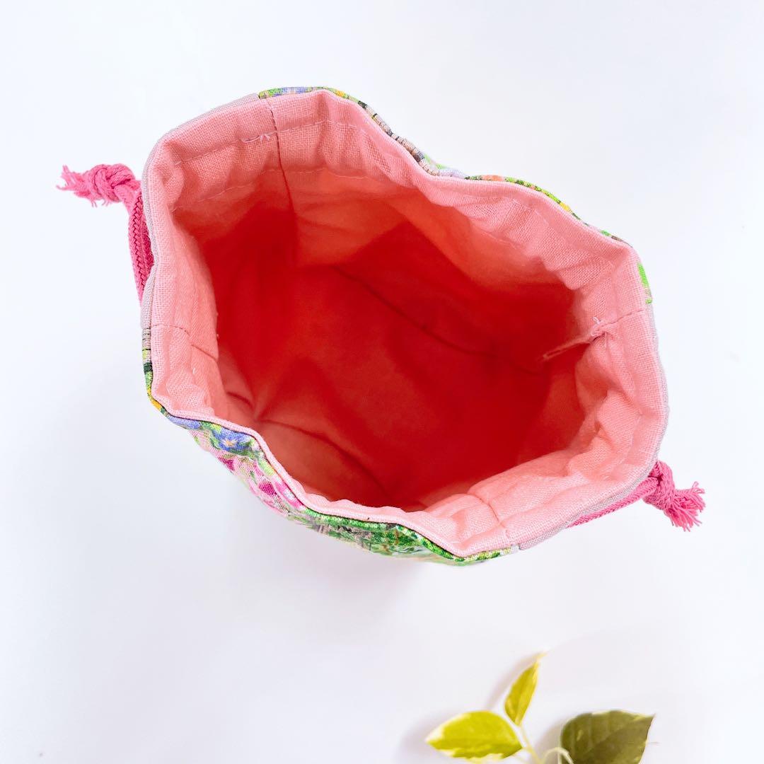 お取り置き／まちころ巾着＊巾着ポーチ／中身が見えるがま口ポーチ／ユキエモン