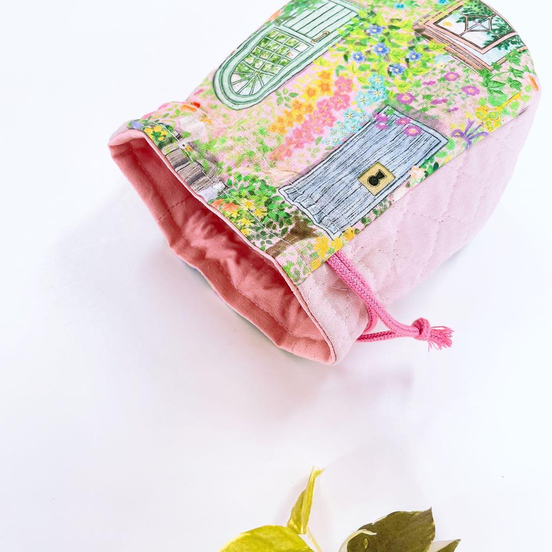 お取り置き／まちころ巾着＊巾着ポーチ／中身が見えるがま口ポーチ／ユキエモン