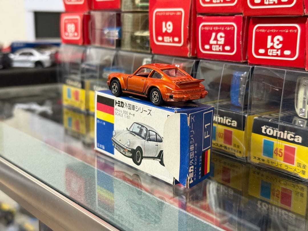トミカ ポルシェ930 オレンジ 日本製 青箱 絶版