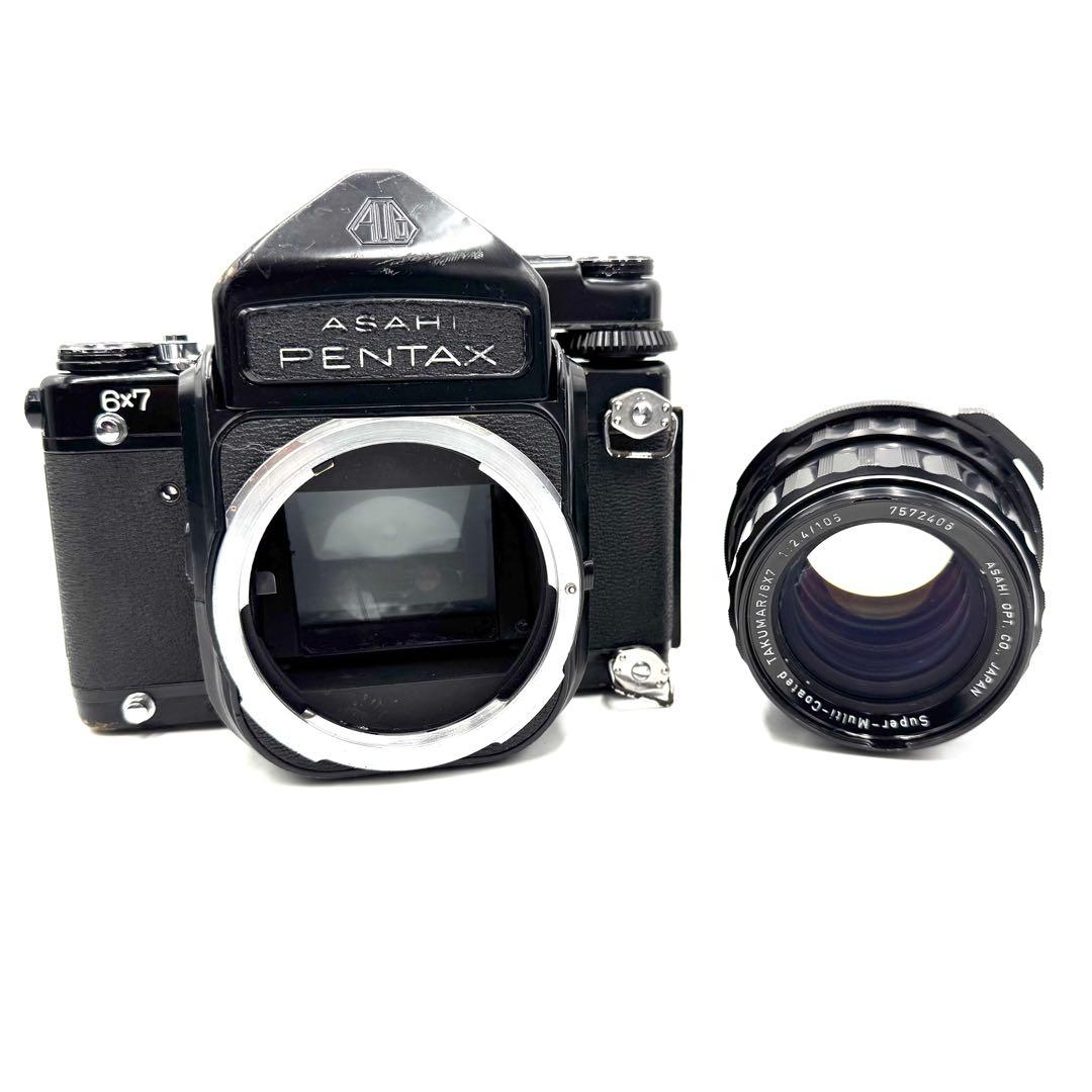 ❁完動品❁Pentax 6×7 TTL ミラーアップ 105mm F2.4