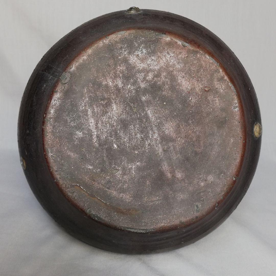 古備前 四方口花入 備前焼 華道具 茶道具 花器 フラワーベース 花瓶 置物