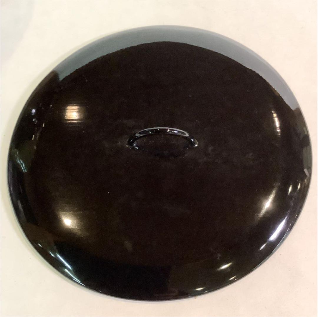 【茶道具】鬼丸雪山作　高取焼　耳付水指　塗蓋