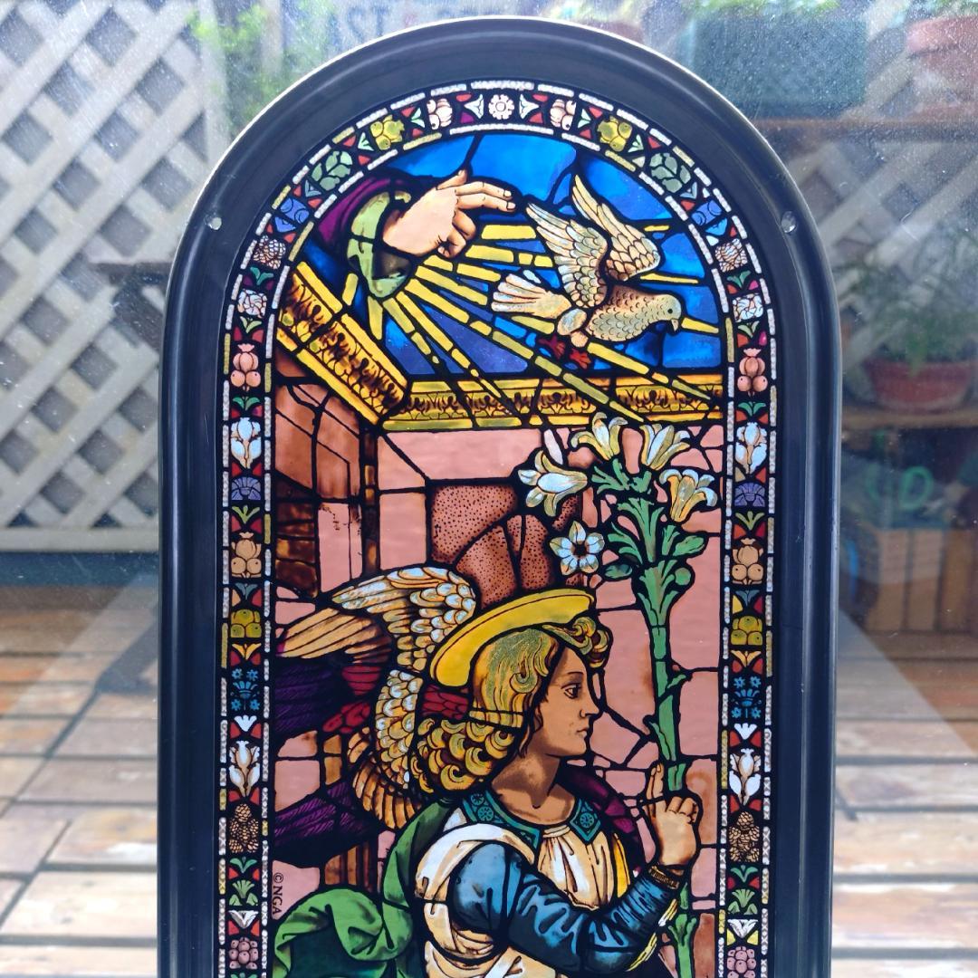 ドメニコ ステンドグラス Annunciation受胎告知グラスマスターズ社c