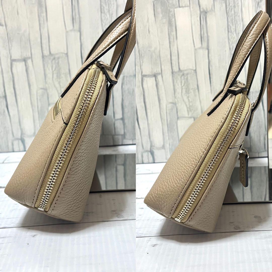 極美品 銀座和光 WAKO レザー 2way ショルダーバッグ ベージュ