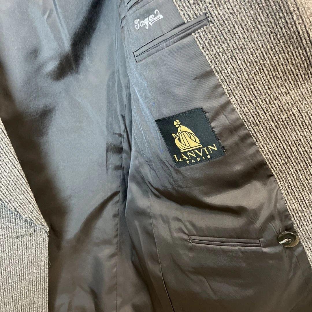 LANVIN セットアップ ダブルブレストジャケット ウール