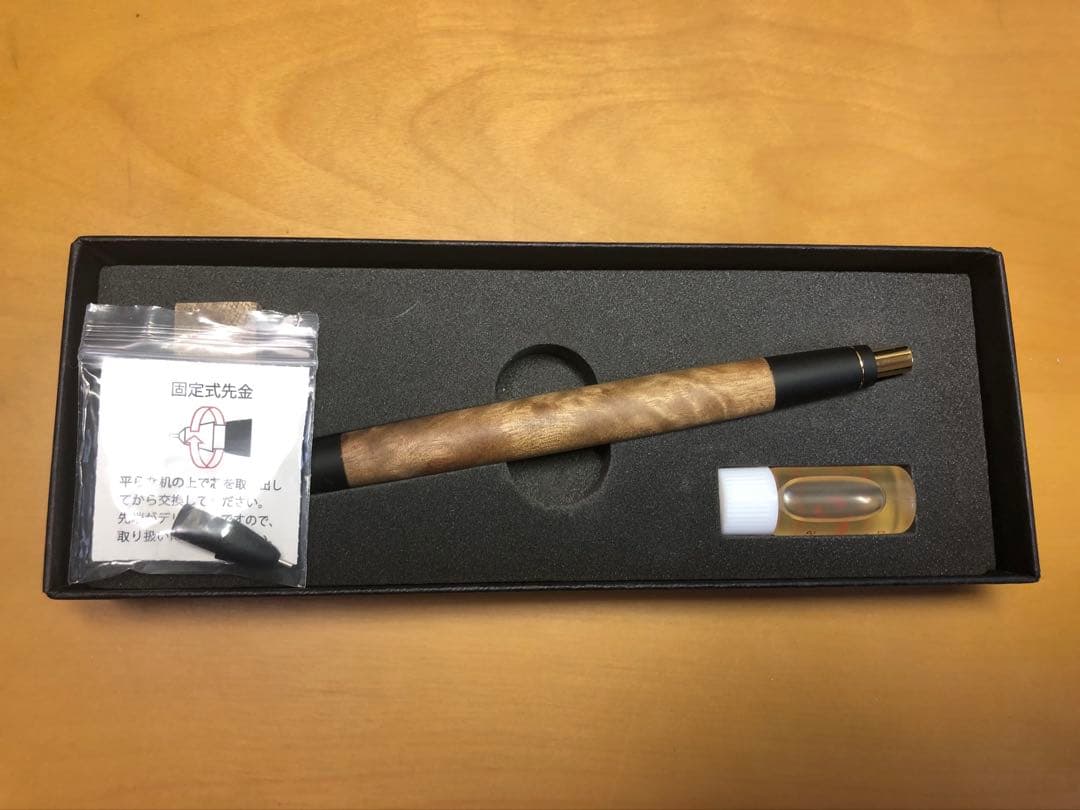 野原工芸　マーブルウッド　シャープペンシル